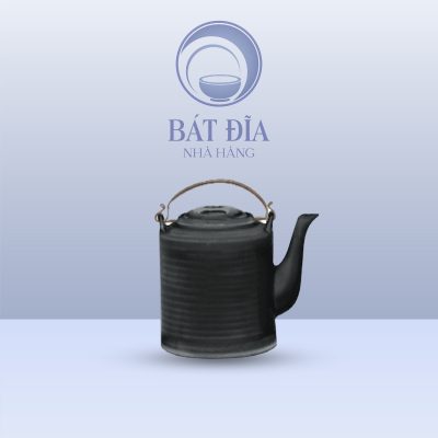 Ấm Tích Men Đen Matt