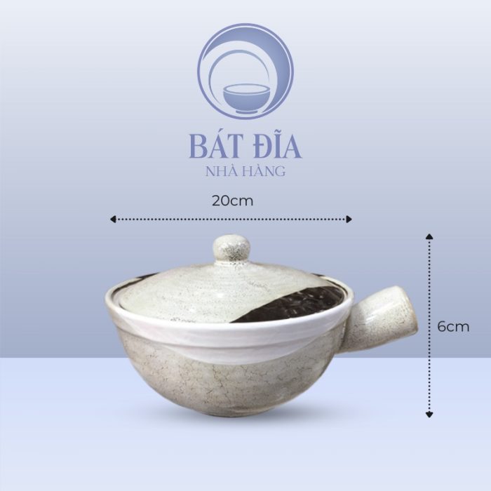 Kích thước Âu Có Tai Men Ba Màu