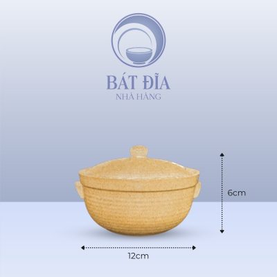Kích Thước Âu Cơm Men Sứ Vàng