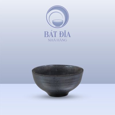 Bát Mắm Men Đen Chấm Sơn