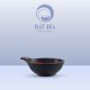 Bát Chuôi Men Đen Nhật Quét Sơn