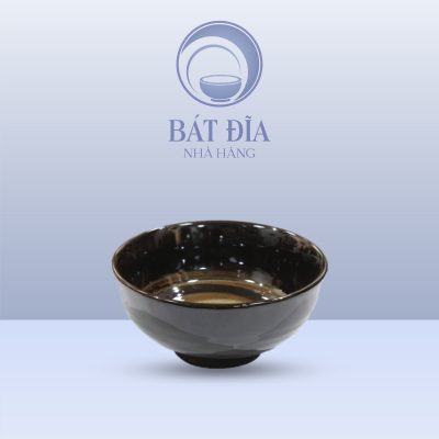 Bát Cơm Men Nâu Quét