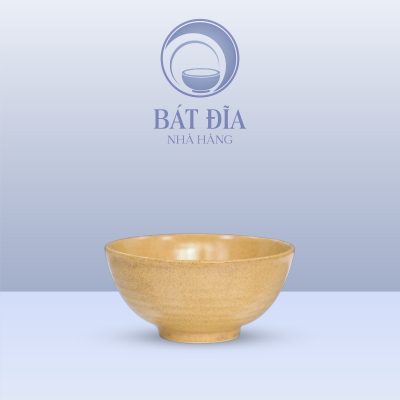 Bát Cơm Men Sứ Vàng