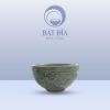 Bát Cơm Men Xanh Khắc Hoa Cúc