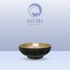 Bát Cơm Phi 12 Men Gốm Nâu Đen