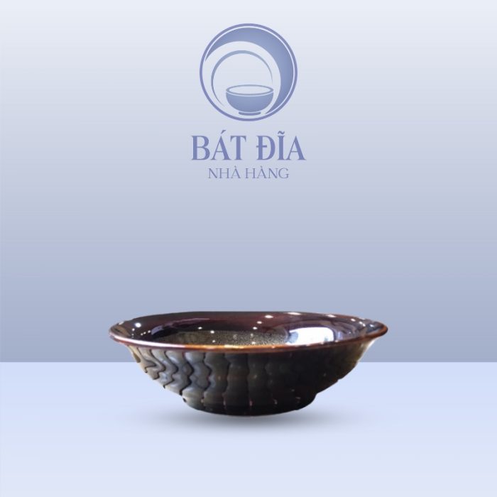 Bát Cơm Yêu Men Nâu Quét