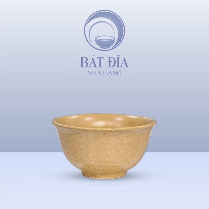 Bát Cơm Yêu Men Sứ Vàng