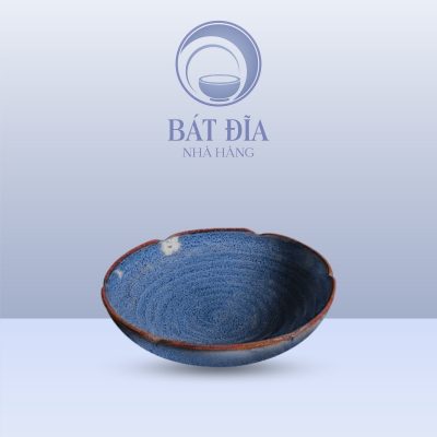 Bát Hoa Men Hỏa Biến Xanh