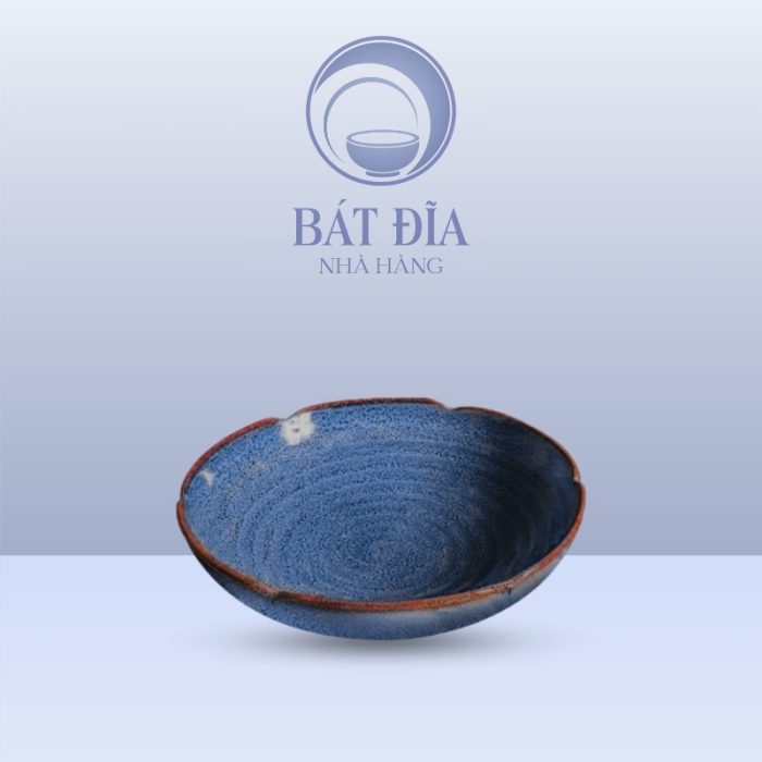 Bát Hoa Men Hỏa Biến Xanh