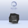 Bát Lục Giác Men Đen Matt