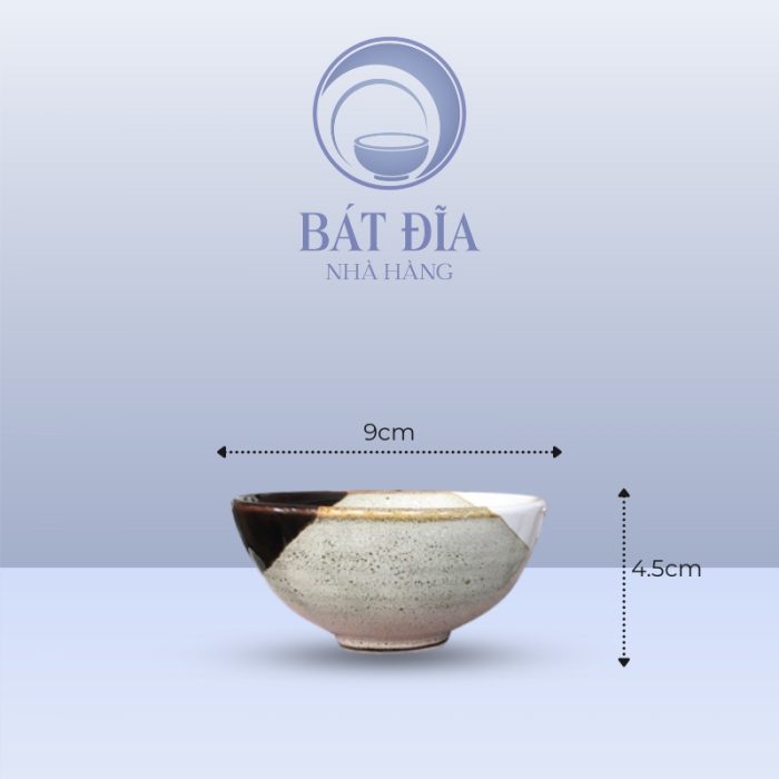 Kích thước bát mắn men ba màu