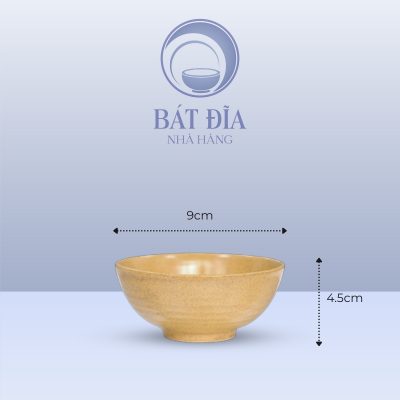 Kích Thước Bát Mắm Men Sứ Vàng