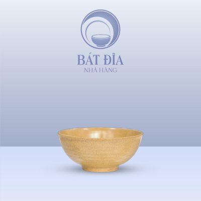 Bát Mắm Men Sứ Vàng