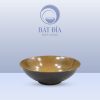 Bát Phi 24 Men Gốm Nâu Đen