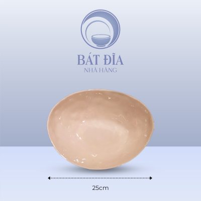Kích thước Bát Salat Men Màu Trộn Méo