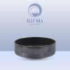 Bát Thẳng Men Đen Chấm Sơn