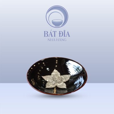 Bát Thuyền Men Nâu Quét