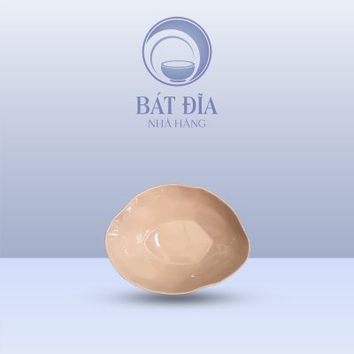 Bát Thuyền S3 Men Màu Trộn Méo