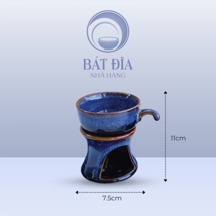 kích thước Bếp Đốt Cà Phê Men Hỏa Biến Xanh