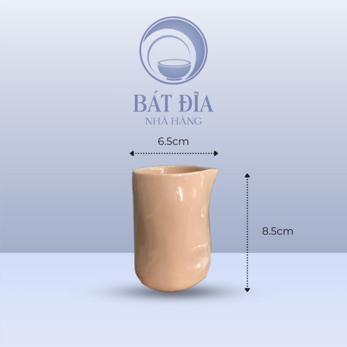 Kích thước Bình Sữa Nhỏ Men Màu Trộn Méo