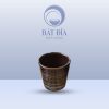 Chén Rượu Men Nâu Quét