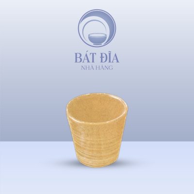 Chén Rượu Men Sứ Vàng