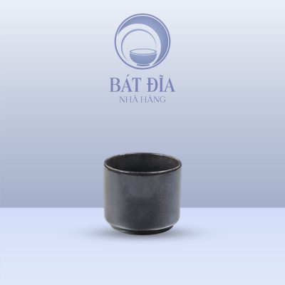 Chén Thẳng Men Đen Matt