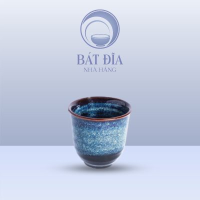 Cốc Cà Phê Miệng Loe Men Hỏa Biến Xanh