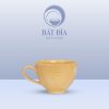 Cốc Capuchino Men Sứ Vàng