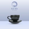 Cốc Cappuccino Men Đen Matt