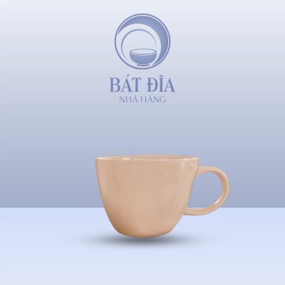 Cốc Có Quai Men Màu Trộn Méo
