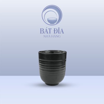 Cốc Trà Xanh Men Đen Matt