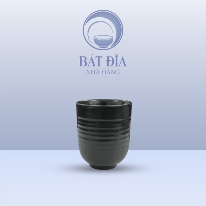 Cốc Trà Xanh Men Đen Matt
