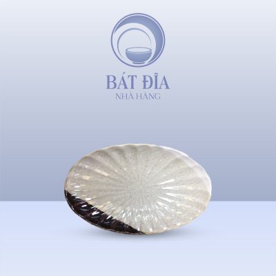 Đĩa Bầu Dục Múi Men Ba Màu