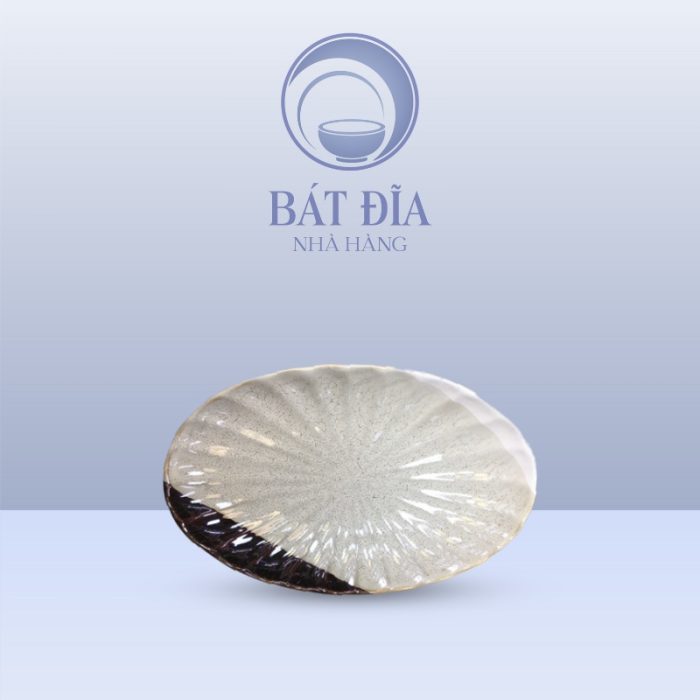 Đĩa Bầu Dục Múi Men Ba Màu
