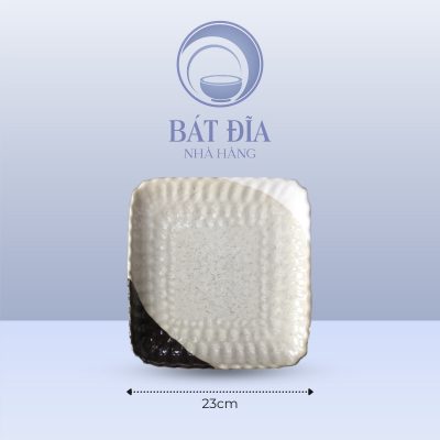 Kích thước Đĩa Bích Quy Men Ba Màu