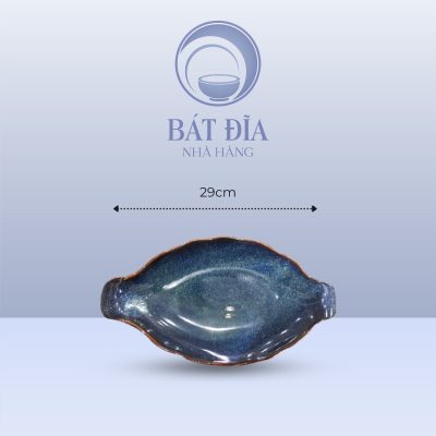 Kích thước Đĩa Cá Men Hỏa Biến Xanh