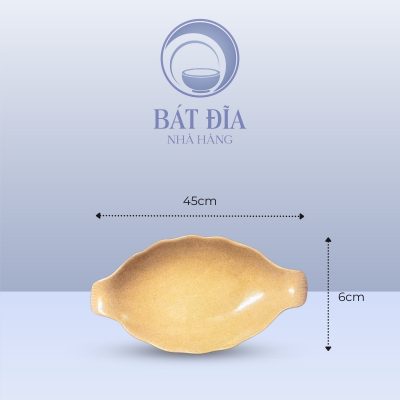 Kích Thước Đĩa Cá Men Sứ Vàng