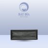 Đĩa Chữ Nhật Dài Men Đen Matt