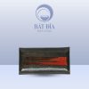 Đĩa Chữ Nhật Men Đen Nhật Quét Sơn