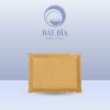 Đĩa Chữ Nhật Miệng Lượn Men Sứ Vàng
