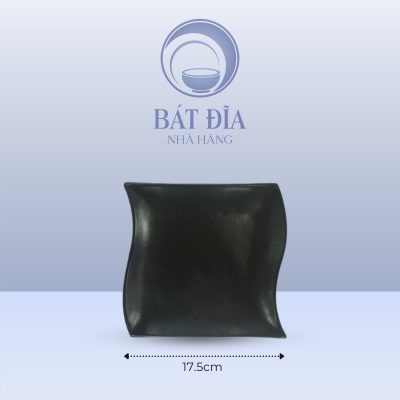 kích thước Đĩa Dải Lụa Men Đen Matt