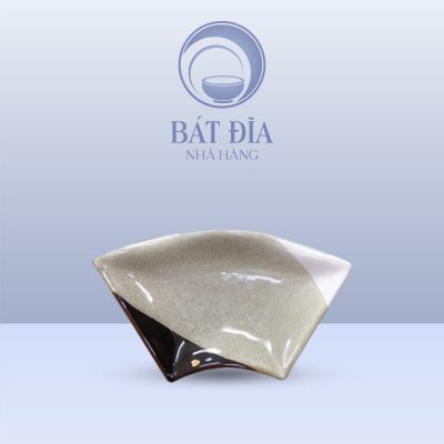 Đĩa Hoa Mặt Trời Men Ba Màu