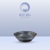 Đĩa Muối Men Đen Chấm Sơn