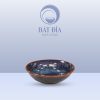 Đĩa Muối Men Hỏa Biến Xanh