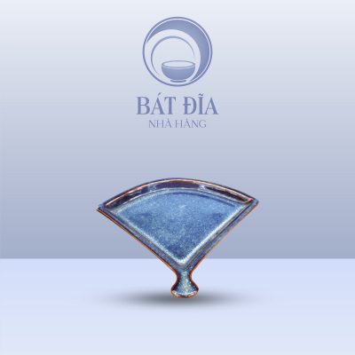 Đĩa Quạt Men Hỏa Biến Xanh