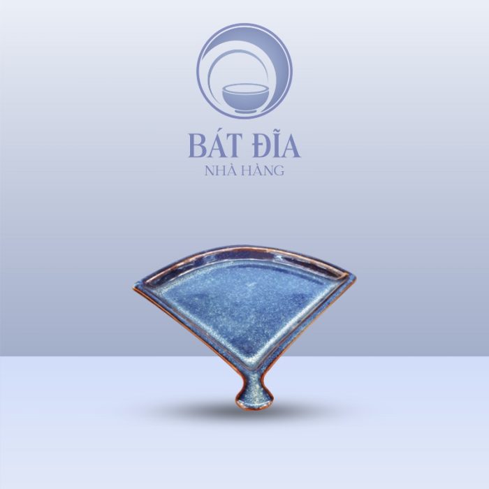 Đĩa Quạt Men Hỏa Biến Xanh