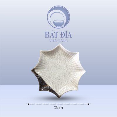 Đĩa Sao Men Ba Màu - 31cmx3cm