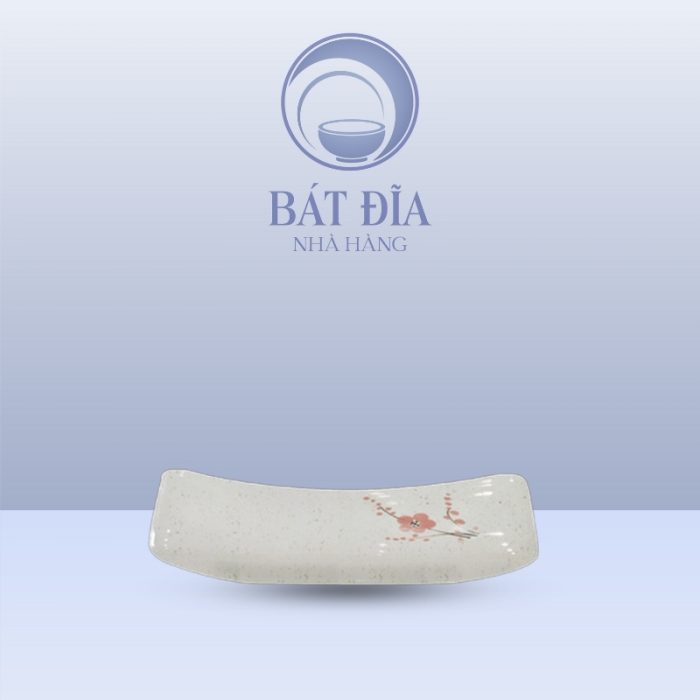 Gác Đũa Nhỏ Men Gốm Hoa Đào Đỏ