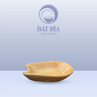 Gác Thìa Men Sứ Vàng